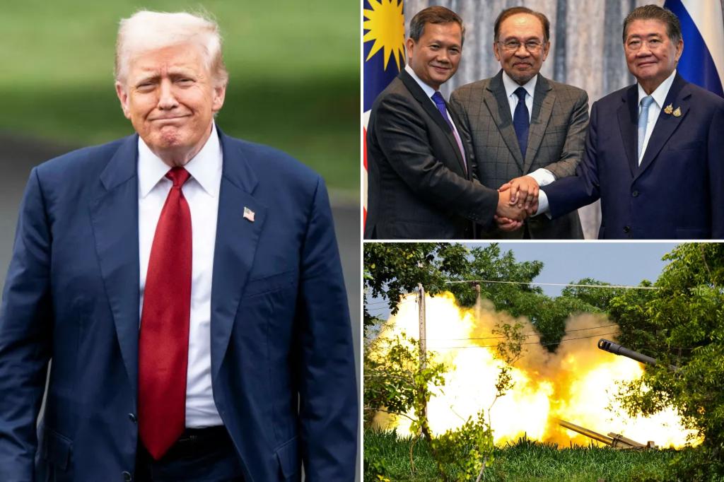 Donald Trump nominated for Nobel Peace Prize for brokering cease-fire between Cambodia and Thailand