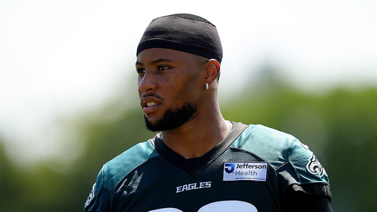 Eagles’ Saquon Barkley discusses the reasons behind the decreased value of running backs