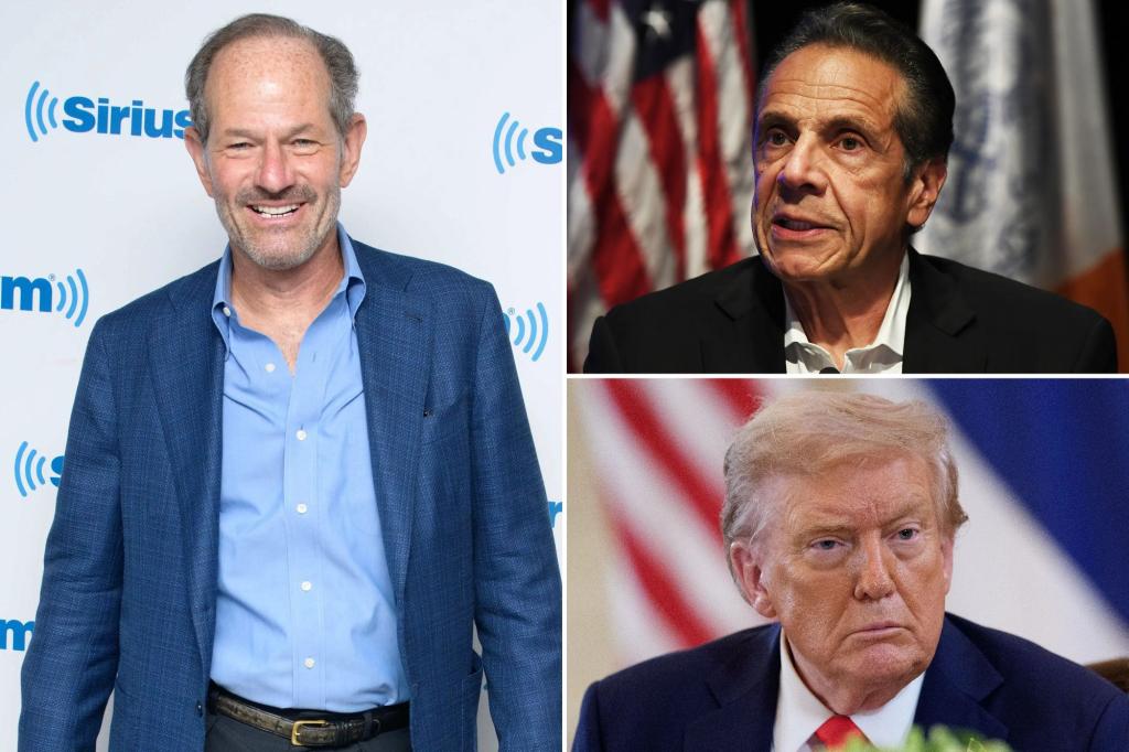 Eliot Spitzer, the former governor involved in a prostitution scandal, discusses current politicians facing accusations in a rare conversation.