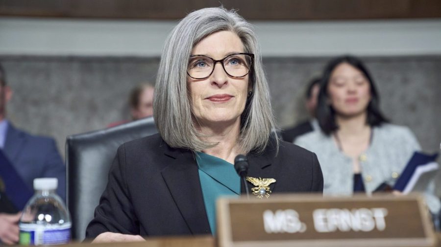 Ernst likely to step down from the Senate and not run for reelection.