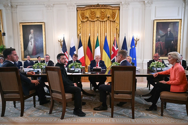 European leaders and Zelensky advocate for security assurances for Ukraine in WH meeting
