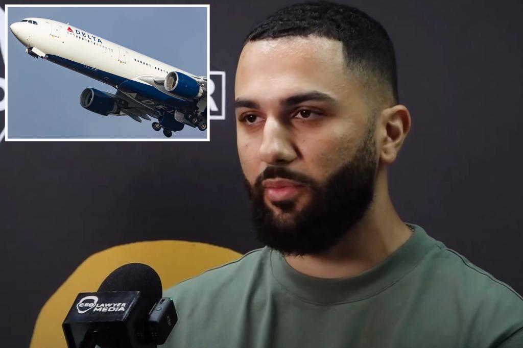 Father from Georgia files a lawsuit against Delta Airlines, claiming a flight attendant struck him in the face.