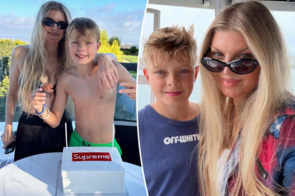 Fergie reveals uncommon pictures of her son, Axl, with Josh Duhamel