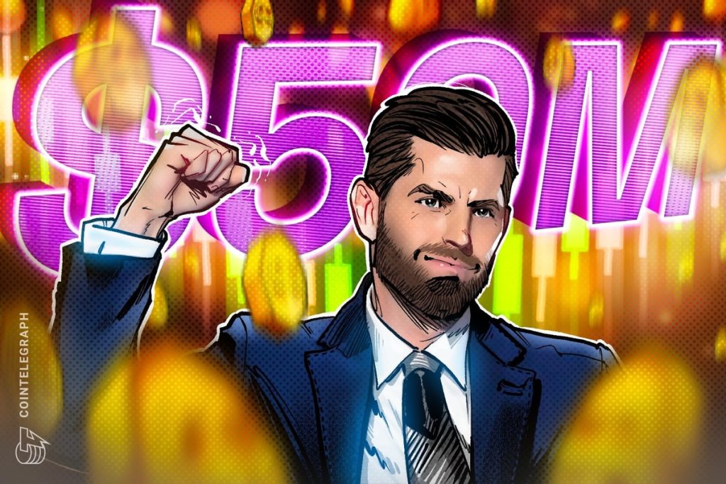 Firm connected to Trump Jr. secures $50M for cryptocurrency and mining as Bitcoin reaches its highest point.