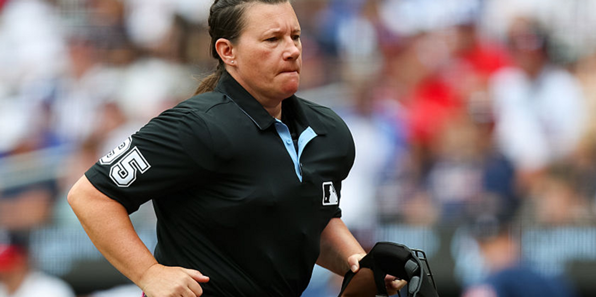 First woman MLB umpire surprises fans with her decision on the initial pitch