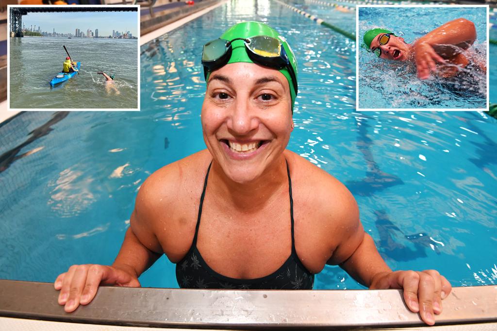 Fleur Sohtz is set to be the first woman from New York City to finish the open water swim Triple Crown.