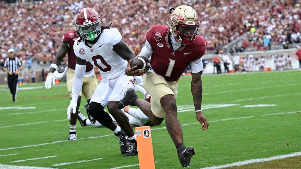 Florida State surprises Alabama, ending Crimson Tide’s winning streak in season openers