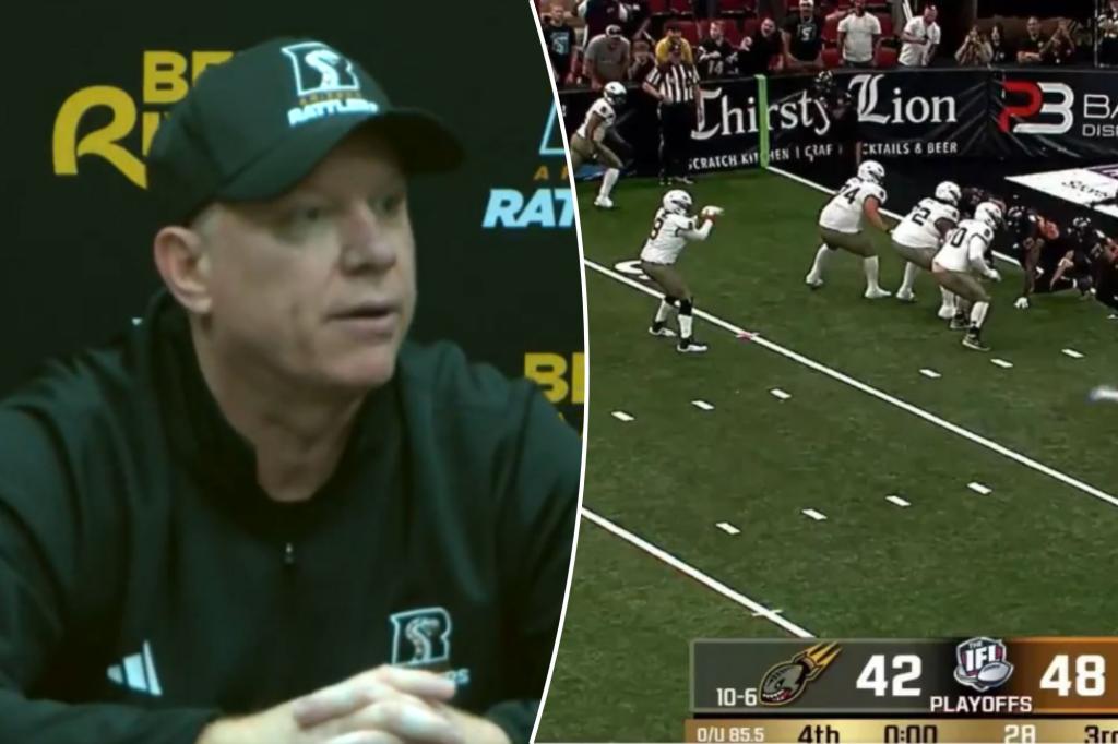 Football coach criticizes referees and staff after playoff defeat