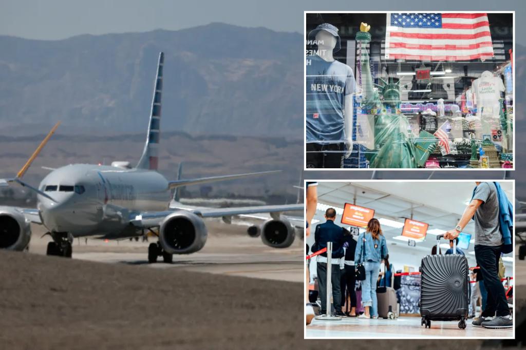 Foreign trips to the US keep falling as Trump enacts travel restrictions and tariffs