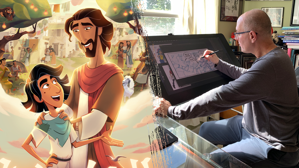 Former Disney artist introduces a new faith-based movie.