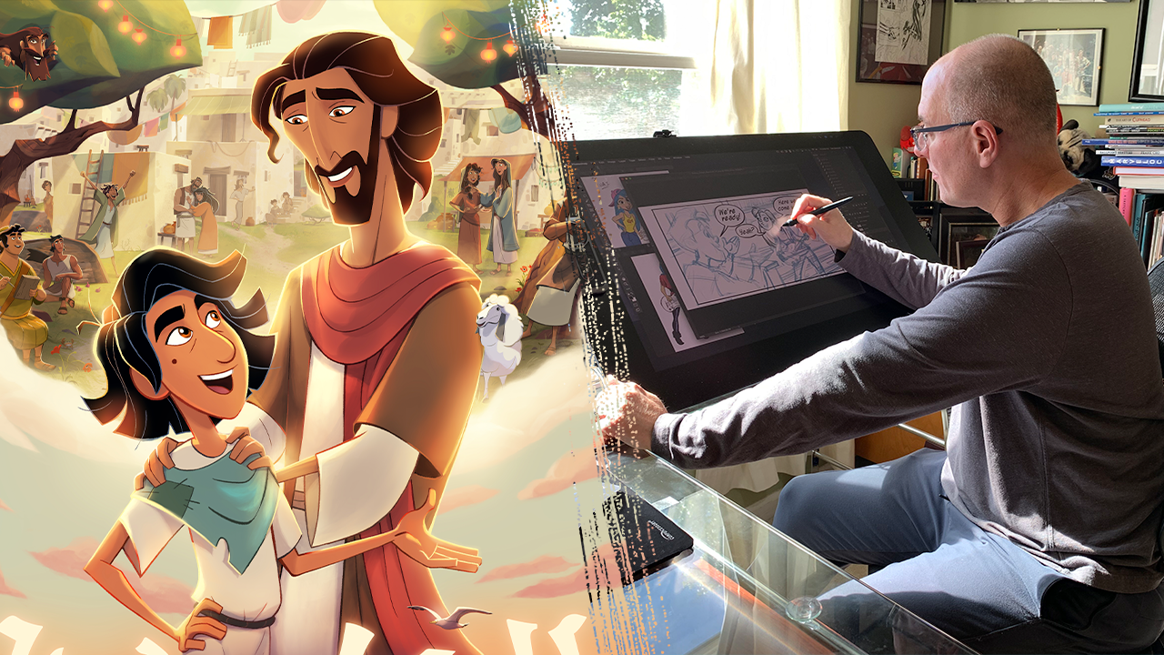 Former Disney artist introduces a new faith-based movie.