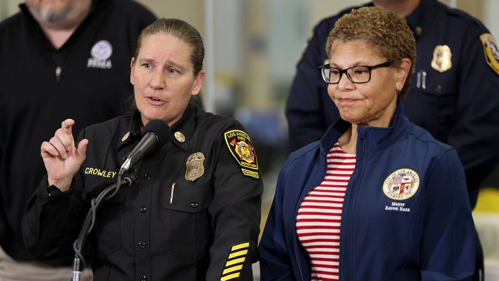 Former LA fire chief files complaint against Mayor Bass for alleged smear campaign