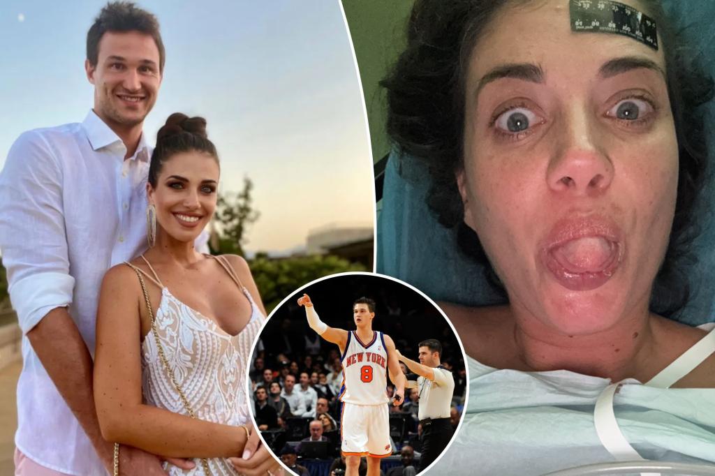Former NBA player Danilo Gallinari's wife Eleonora Boi, who is expecting, was bitten by a shark in Puerto Rico.