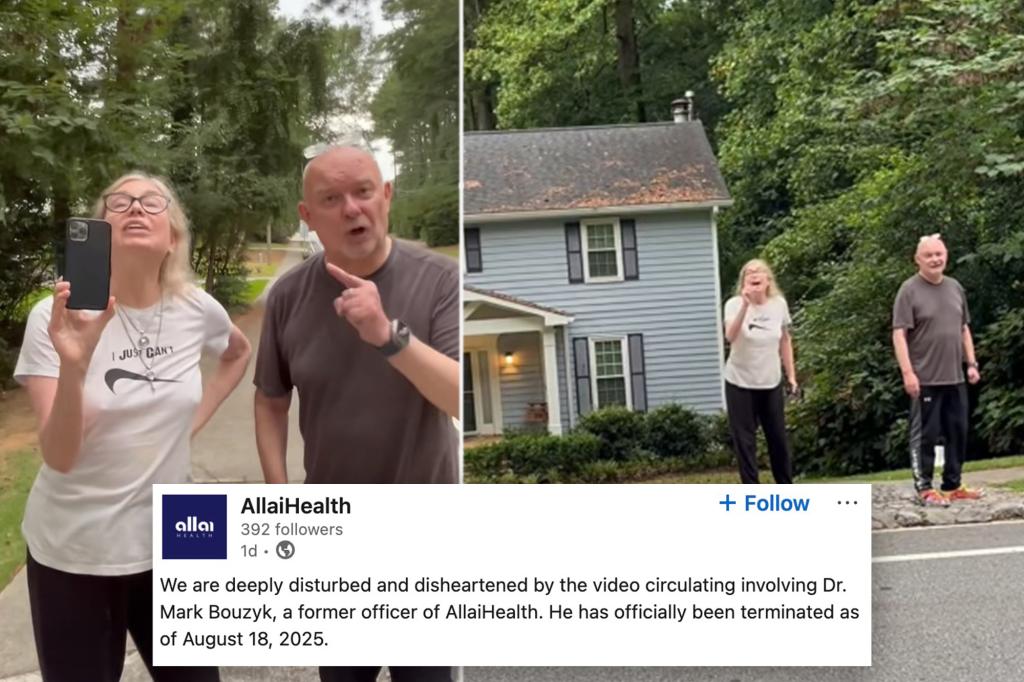 Georgia man filmed insulting neighbor with antisemitic remarks dismissed from health care company he co-founded
