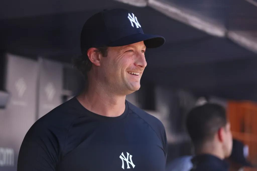 Gerrit Cole begins Yankees' throwing routine after Tommy John surgery