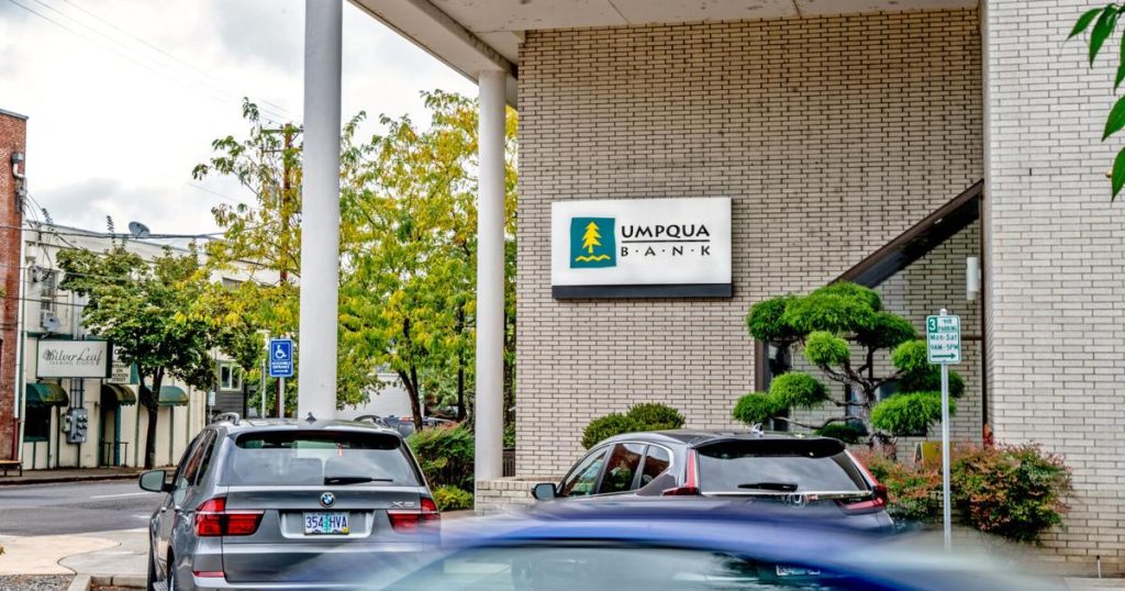 Goodbye, Umpqua: Umpqua Bank will be rebranding to Columbia Bank this fall.