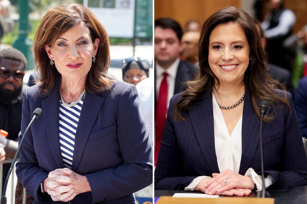 Gov. Hochul has a narrow lead over Rep. Elise Stefanik in a possible New York governor race, according to a Siena poll.