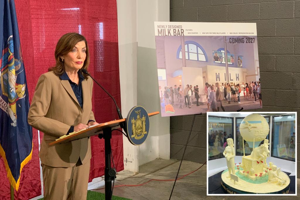 Governor Hochul secures $3M investment to introduce exciting new flavors at the famous NY State Fair dairy bar