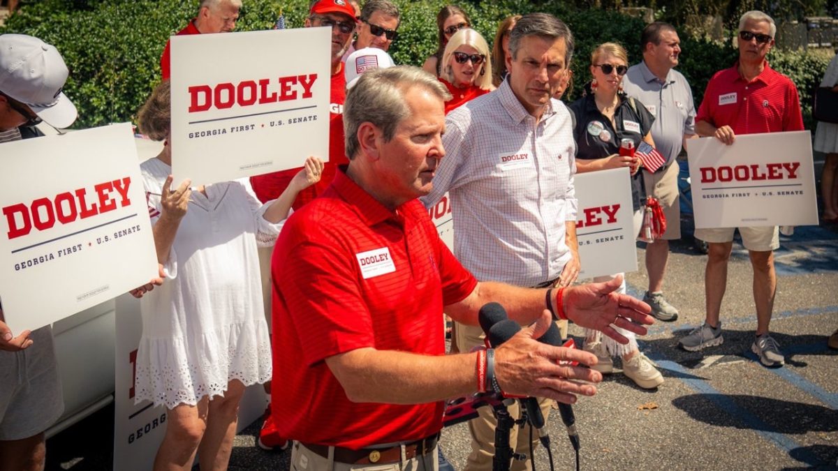 Governor Kemp supports ex-football coach Derek Dooley for the 2026 Georgia US Senate election.