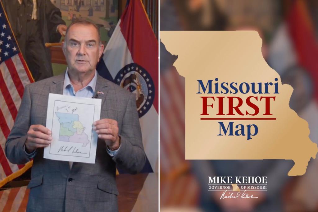 Governor of Missouri schedules special session to revise congressional map