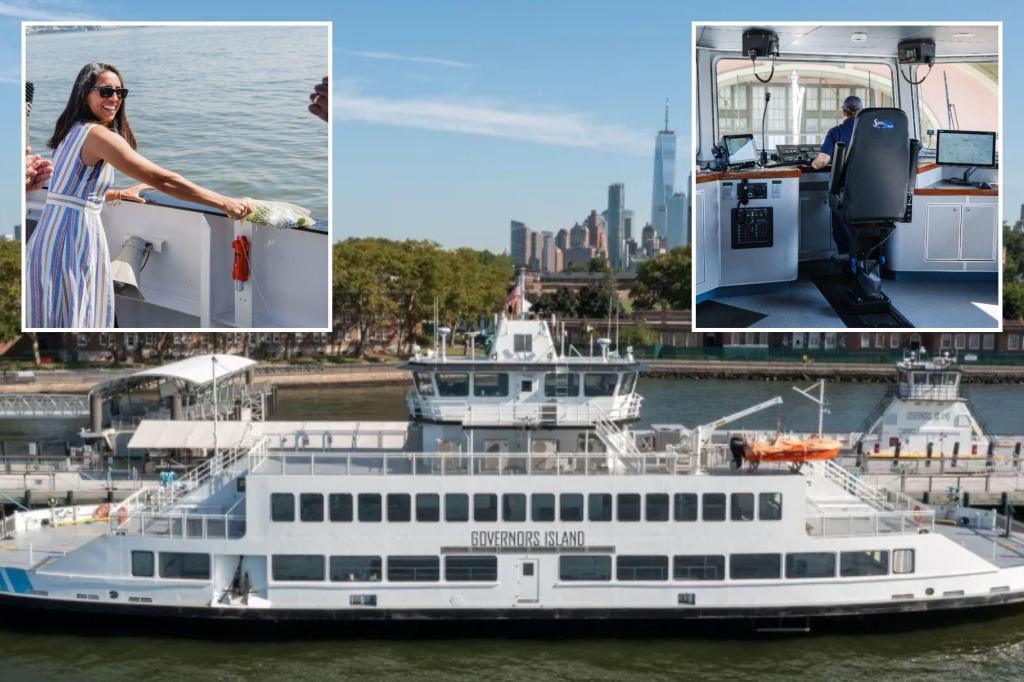 Governors Island introduces New York's first hybrid-electric ferry