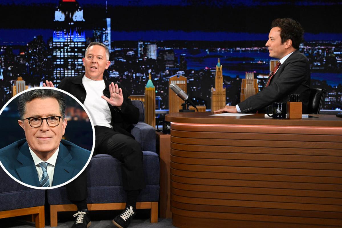 Greg Gutfeld Appears on Jimmy Fallon’s ‘Tonight Show’ Following His Critique of Stephen Colbert’s ‘Late Show’ Cancellation