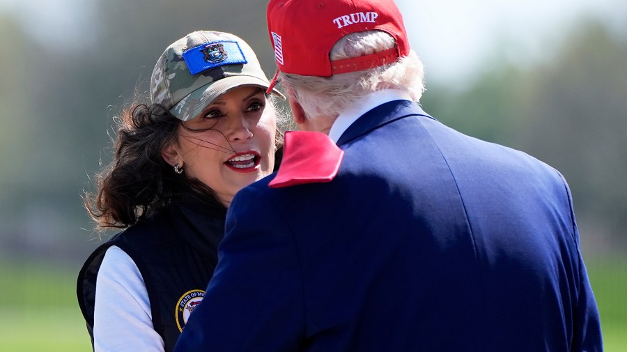 Gretchen Whitmer adopts a different strategy with Trump compared to Newsom and Pritzker.