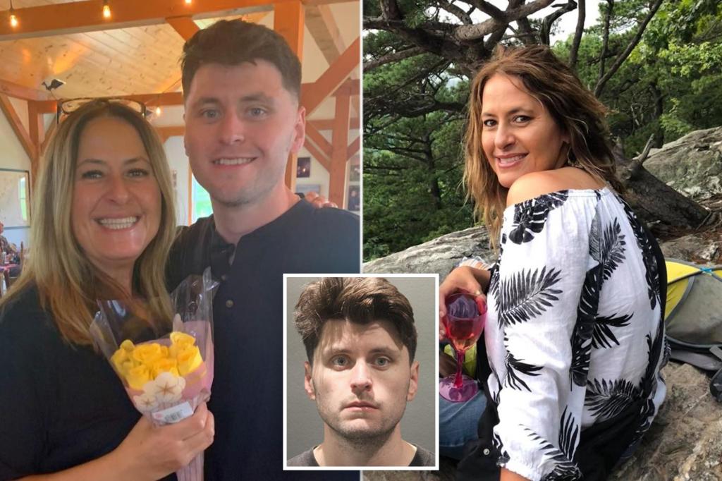 Hair and makeup artist rushed to help her son during a suicidal crisis hours before he shot her, according to reports.