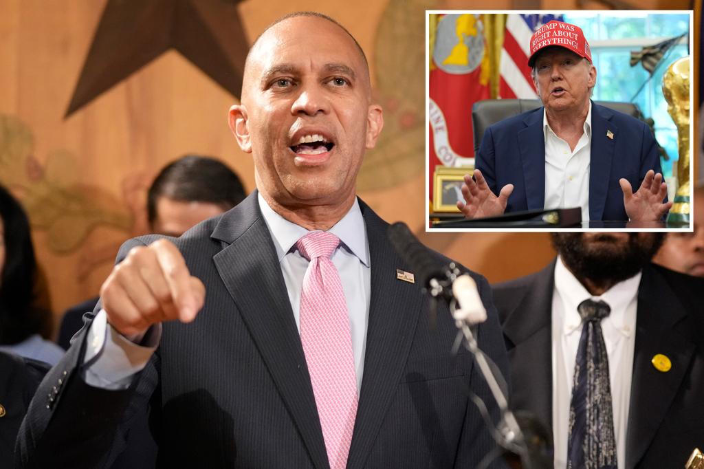 Hakeem Jeffries claims Trump is attempting to 'steal' the midterm elections.