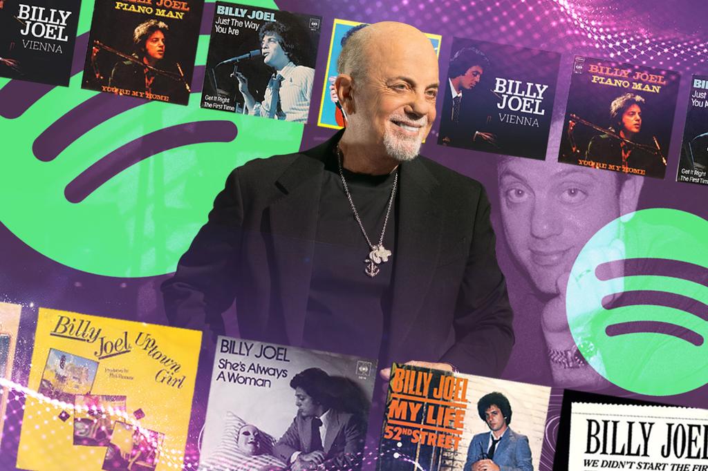 Here are the 10 most popular Billy Joel songs on Spotify.