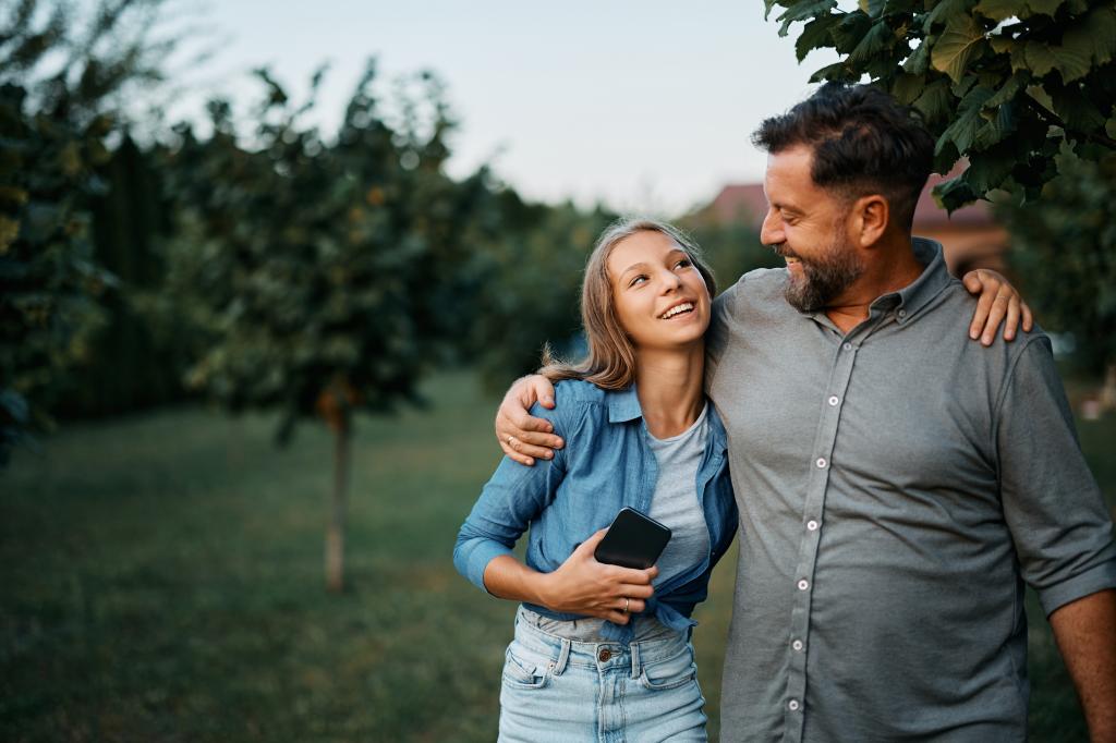 How can I explain to my daughter that I am not her real father?