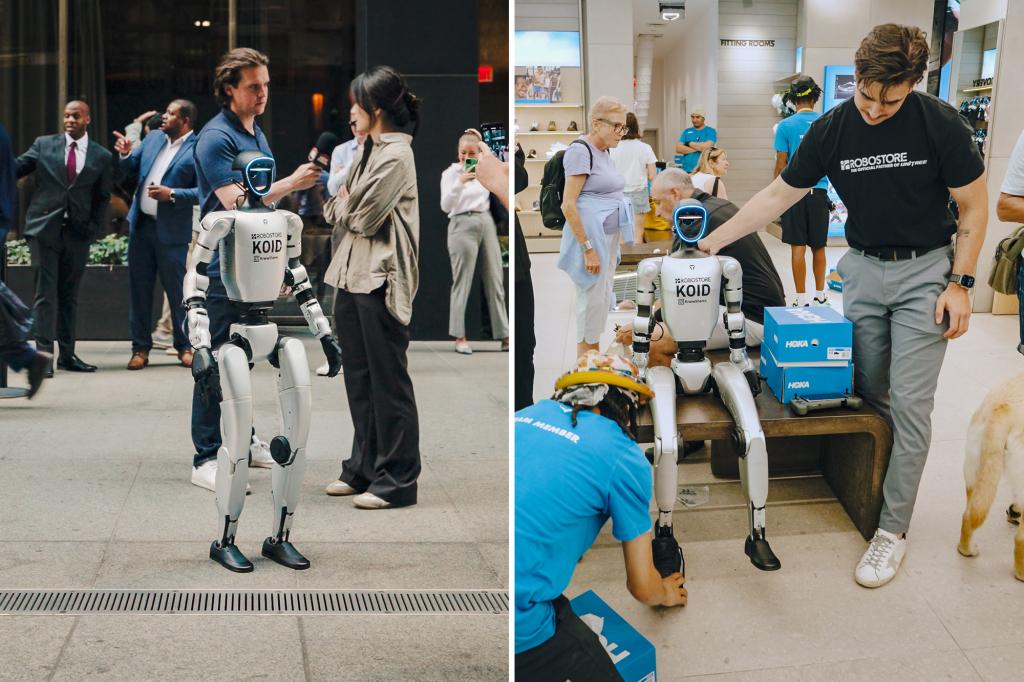 Humanoid robot walks through Midtown and amazes New Yorkers