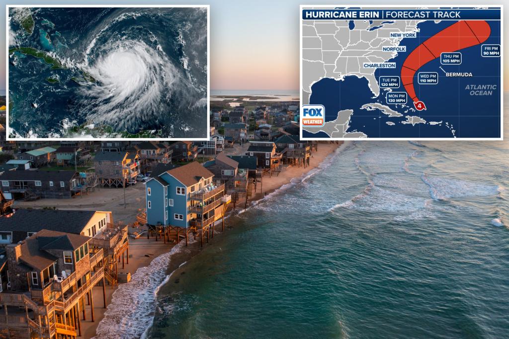 Hurricane Erin's dangerous effects lead to evacuations and states of emergency in North Carolina