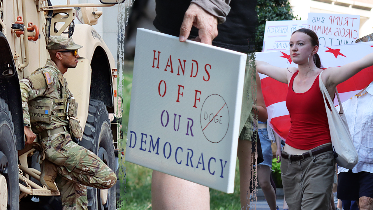 Images from the Streets: National Guard and DC Demonstrations