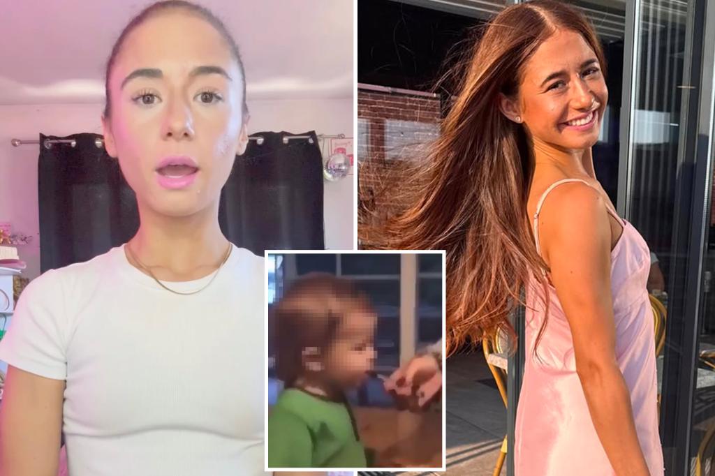 Influencer Fiona Jordan in NYC confesses to recording and laughing at a toddler made to smoke a vape after an old video comes back to light.