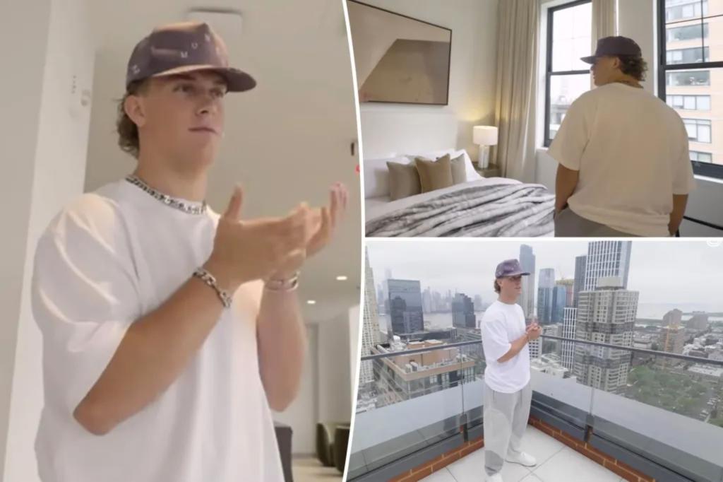 Inside Giants QB Jaxson Dart's extravagant home search