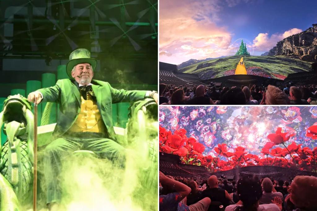 James Dolan appears in Sphere's version of 'Wizard of Oz' and wore a green top hat at the premiere