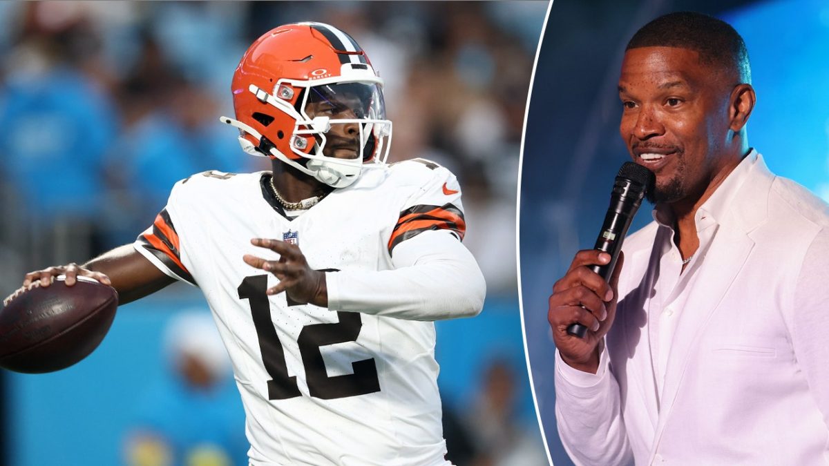 Jamie Foxx compliments Shedeur Sanders following a remarkable preseason performance against the Browns.