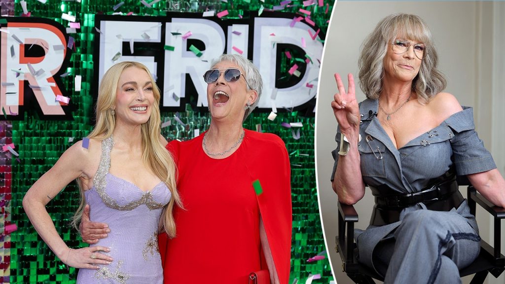 Jamie Lee Curtis reacts to fan focus on her low-cut outfit from 'Freakier Friday'