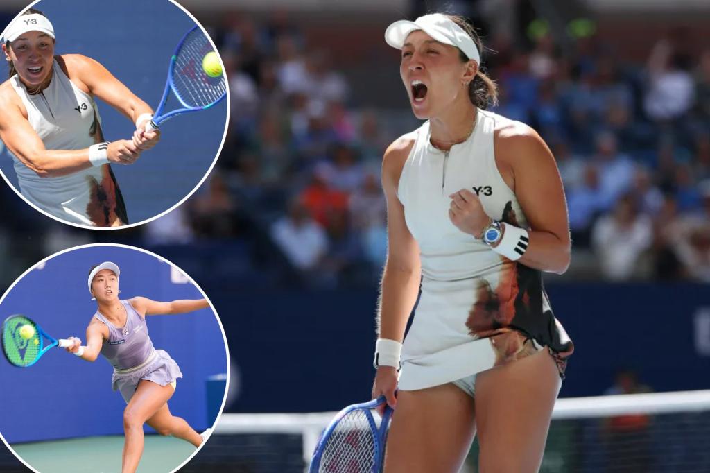 Jessica Pegula advances to the US Open quarterfinals with a swift win against Ann Li.