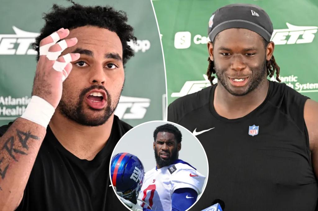 Jets offensive line experiences a mixed day against Giants' pass rush