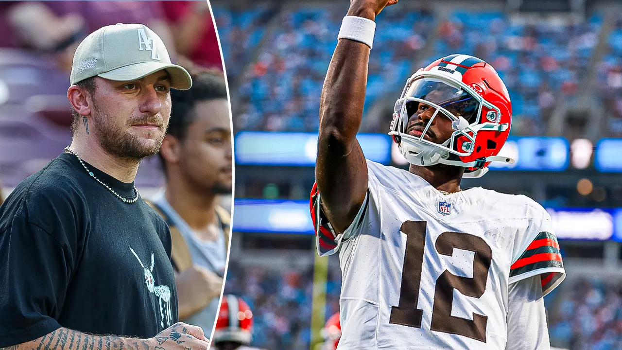 Johnny Manziel provides quarterback tips to Browns rookie Shedeur Sanders