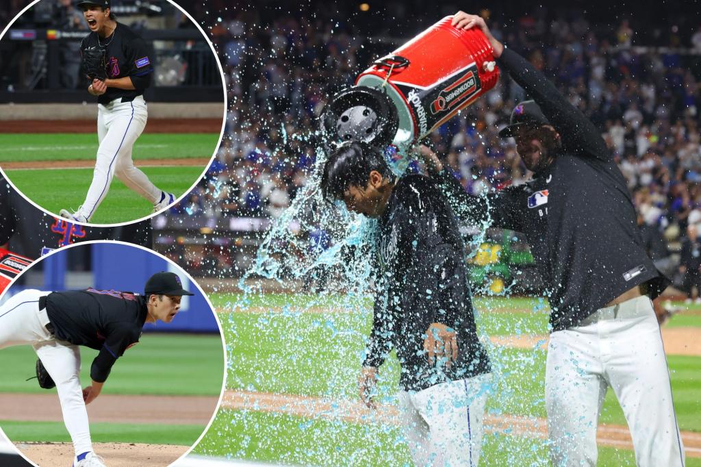 Jonah Tong has an impressive debut as the Mets dominate the Marlins.