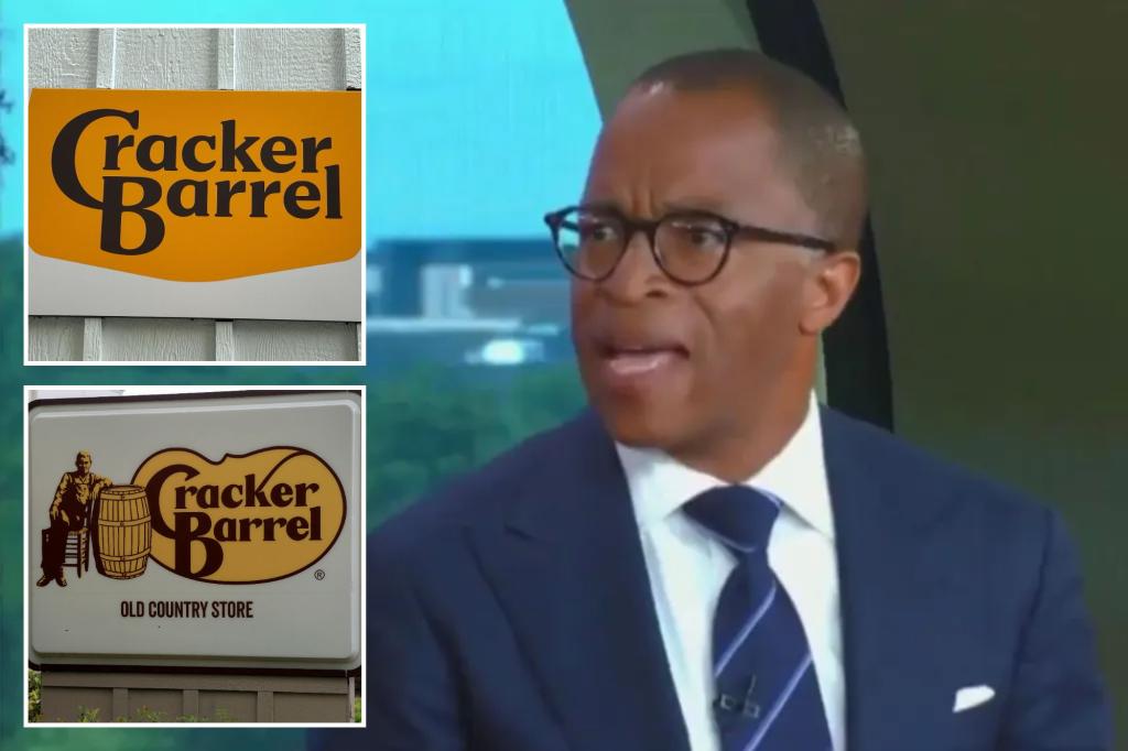 Jonathan Capehart frustrated with 'snowflakes' criticizing Cracker Barrel logo change