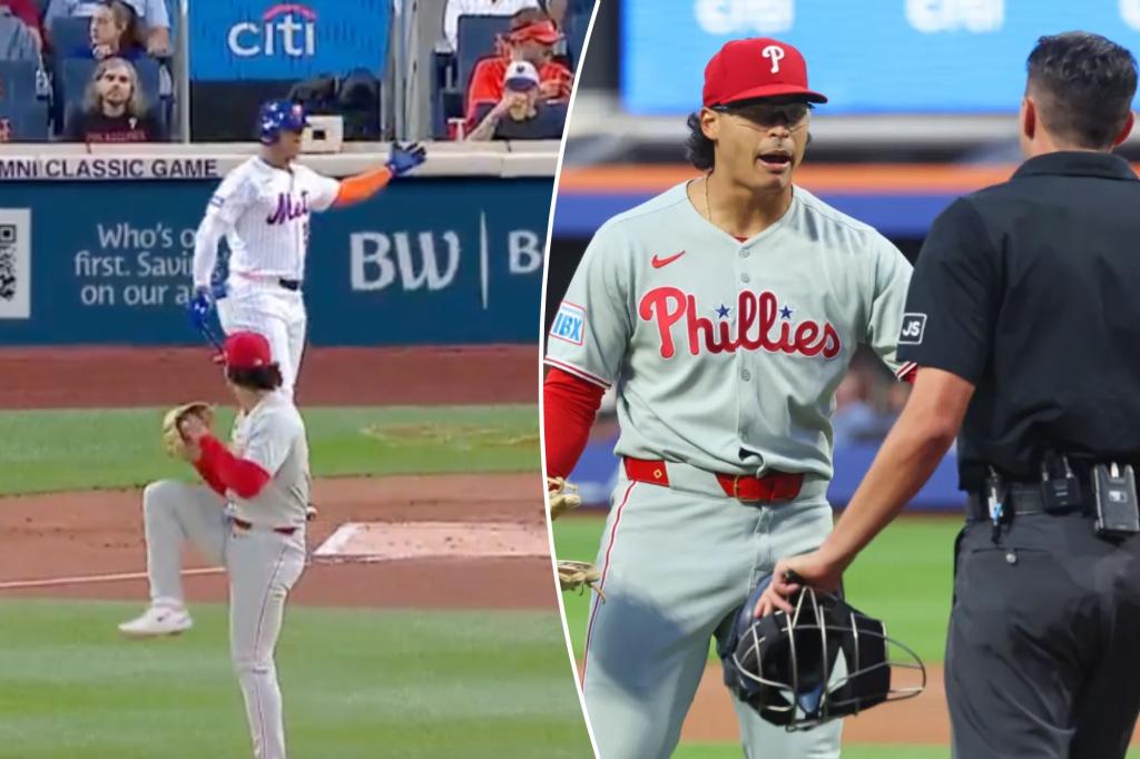 Juan Soto's late timeout sparks a tense beginning between the Mets and Phillies