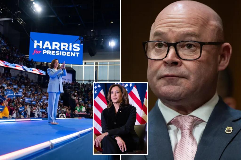 Kamala Harris sought an endorsement from Teamsters union leader Sean O'Brien during her 2024 presidential campaign.