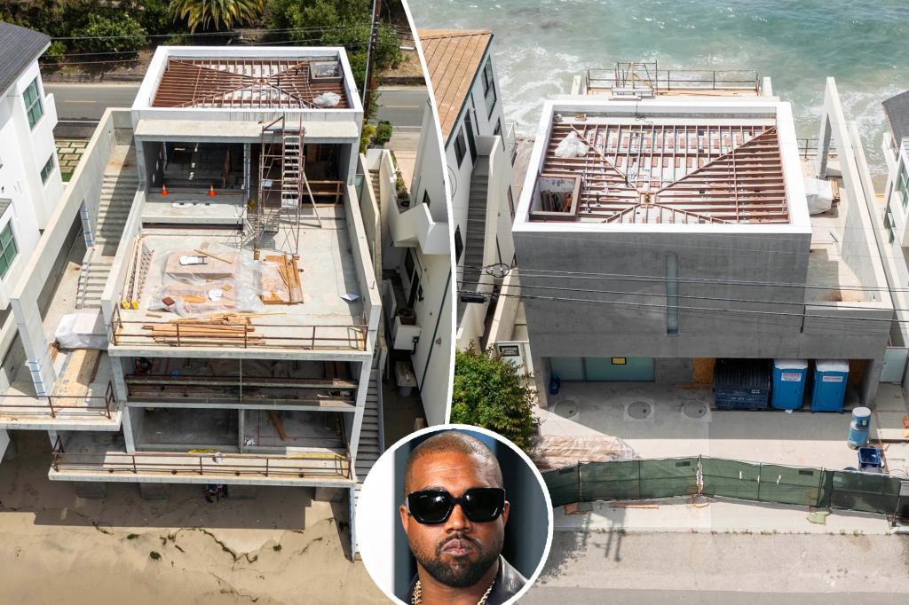 Kanye West's old Malibu home is available again for $34.9 million, three years after he remodeled the unique property.