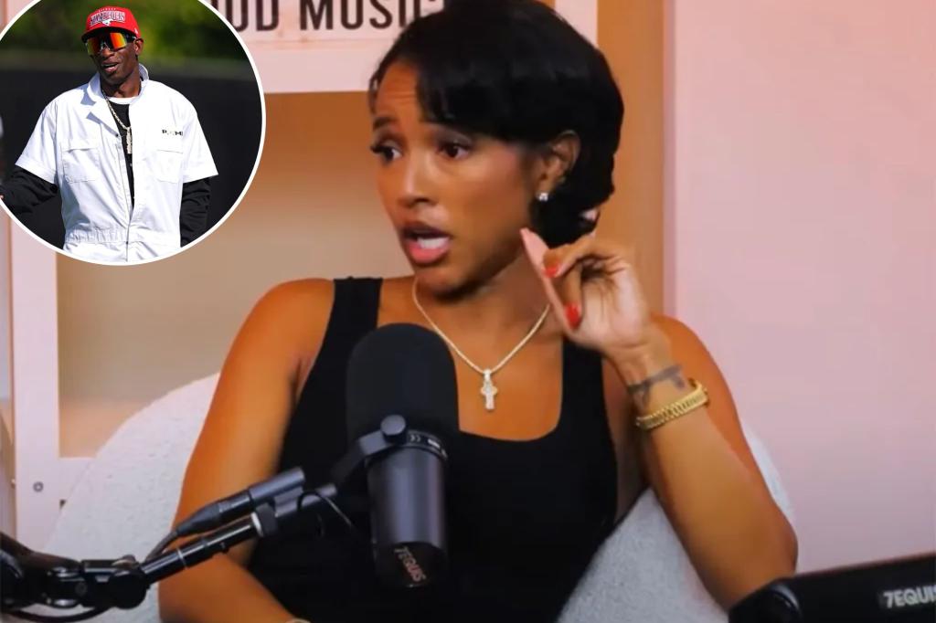 Karrueche Tran seems to acknowledge the dating rumors about Deion Sanders.