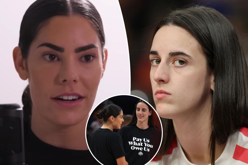 Kelsey Plum acknowledges making a 'bad joke' about Caitlin Clark at the All-Star Game