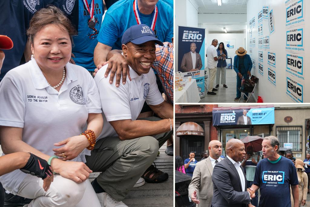 Key advisor to Eric Adams, Winnie Greco, seen giving a CITY reporter a bag of chips filled with cash